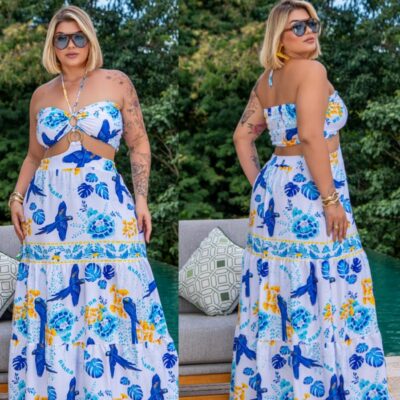 Eliza Smocked Bust And Waist Midi Dress For Summer Casual Wear